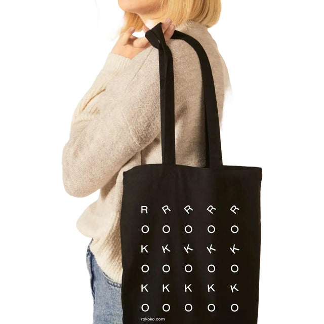 로코코 토트백, 100% 코튼